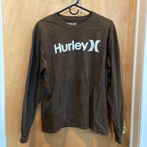 Hurley Brown Long Sleeve Shirt